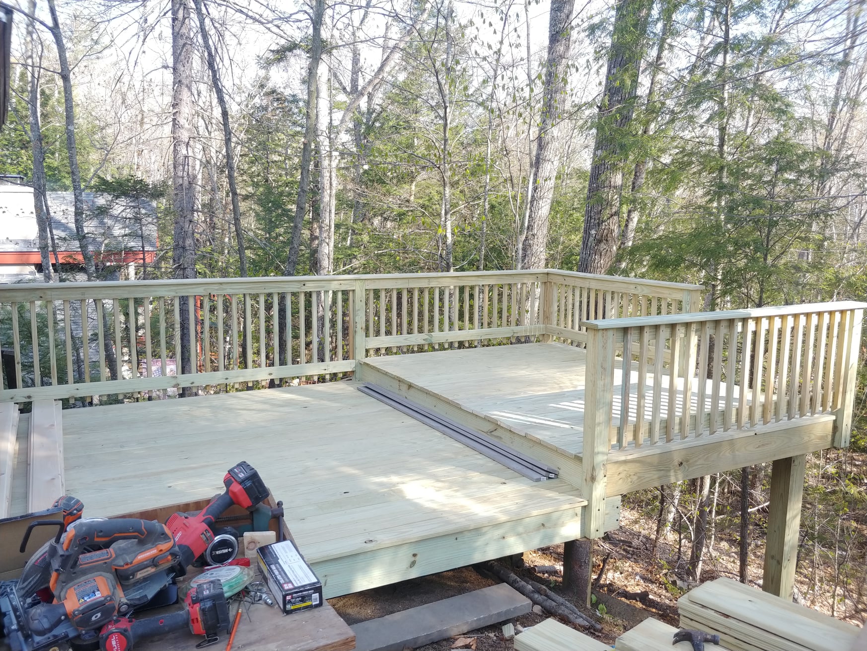 Custom deck construction